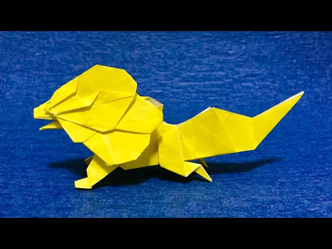 モンハン折り紙 ロアルドロス Monster Hunter Origami Royal Ludroth Youtube