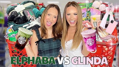 WICKED INSPIRED TARGET SHOPPING CHALLENGE 💚🖤 ELPHABA VS GLINDA 💖🤍