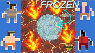 MELTING Kingdoms Fight Over A FROZEN Oasis!  WorldBox