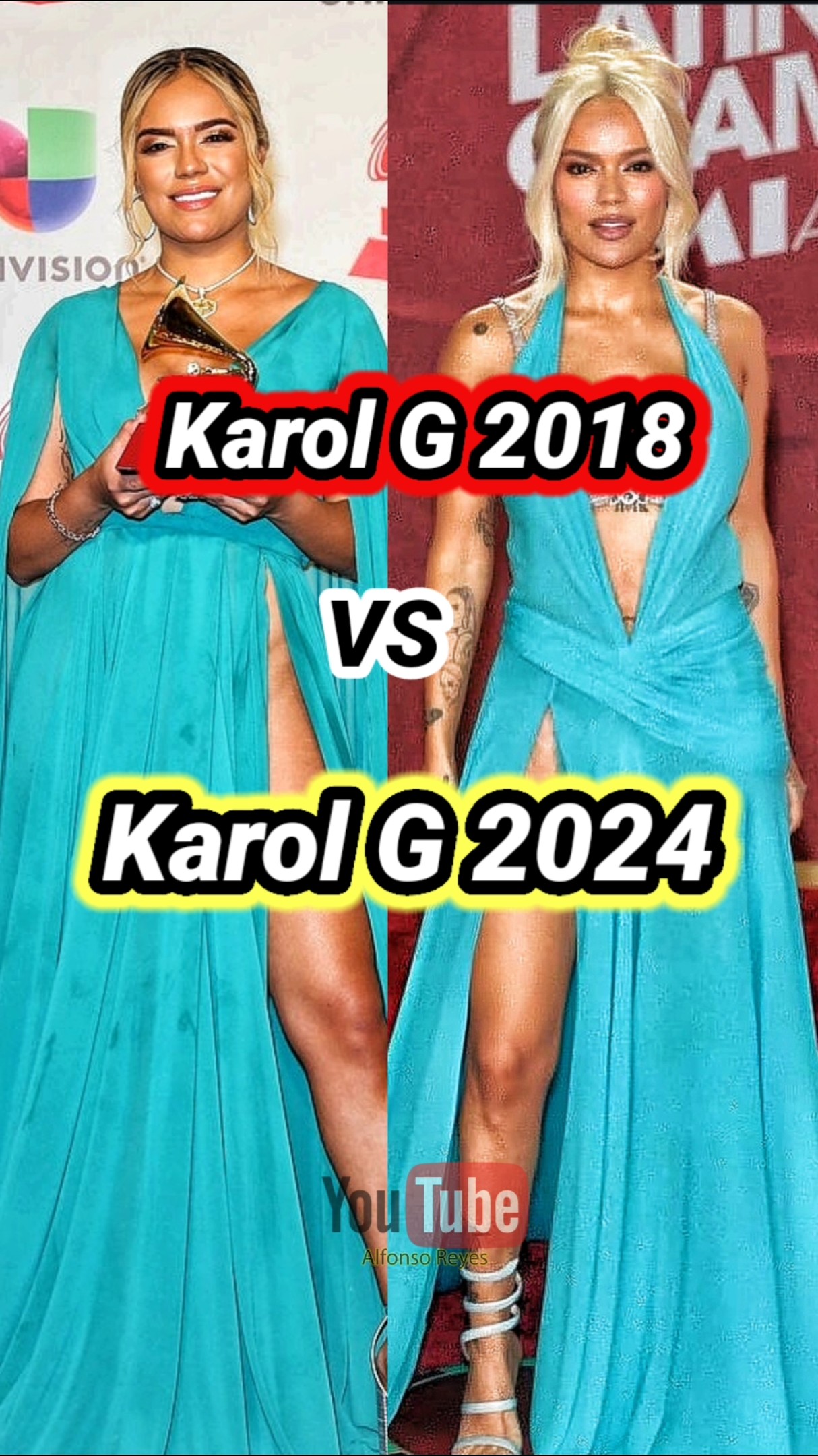 Karol G 2018 Vs Karol G 2024. #karolg #bichota