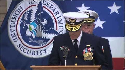 Coast Guard Vice Commandant Change of Watch Ceremony