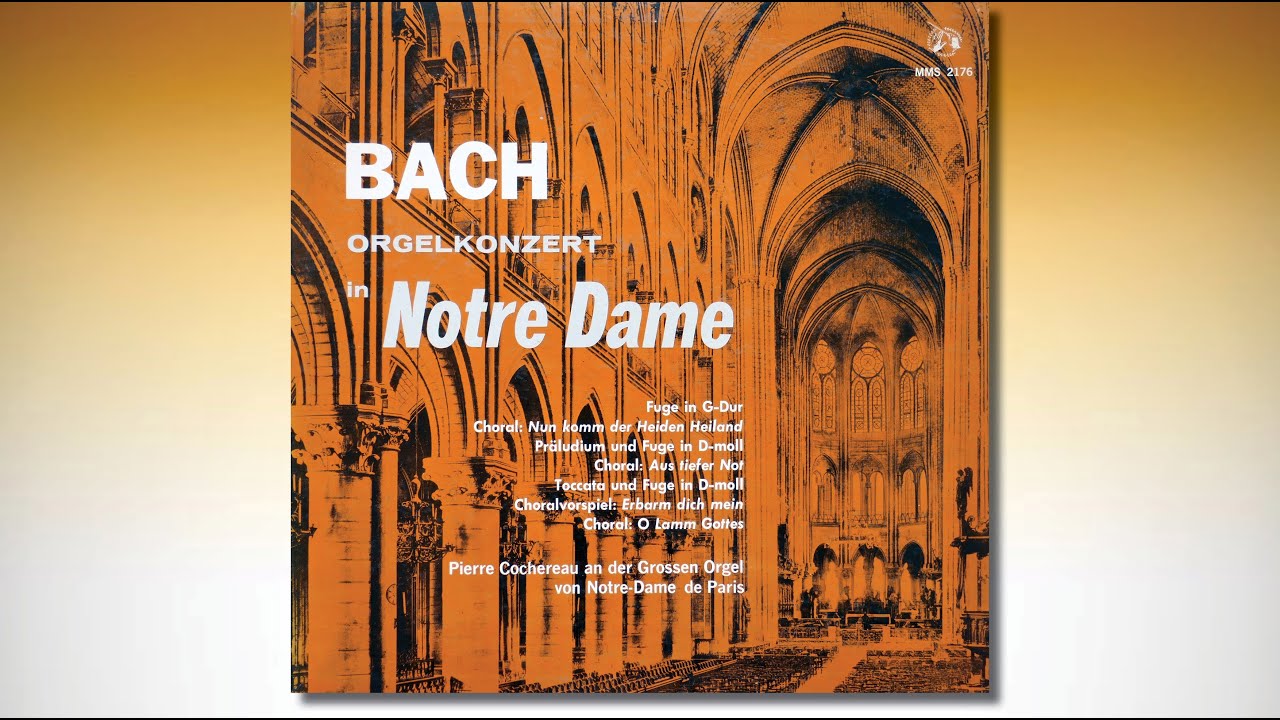 Cochereau performs Bach in Notre Dame (1959)