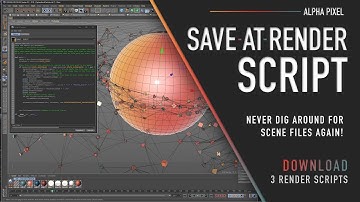 C4D Freebie: Save -At-Render Script