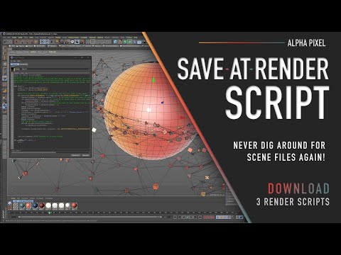 C4D Freebie: Save -At-Render Script