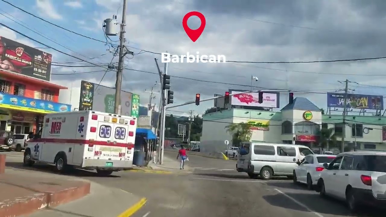 Driving from Cherry Gardens to Papine Jamaica