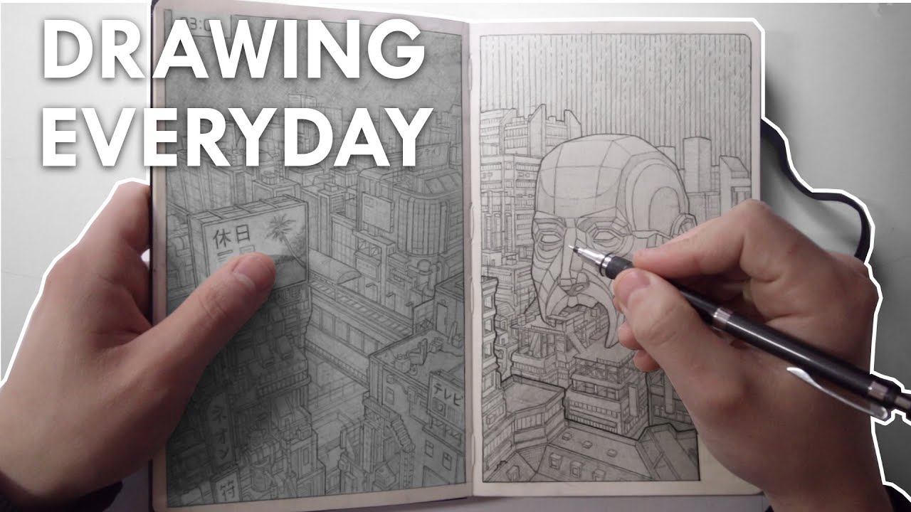 Drawing EVERYDAY? - Your Art Goals in 2019 - YouTube