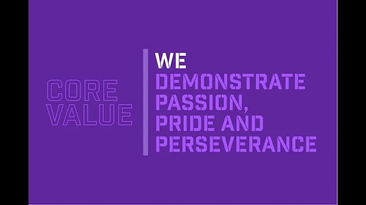We Demonstrate Passion, Pride, and Perseverance: J...