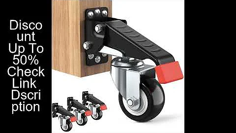 Workbench Casters kit 660 Lbs - Retractable Casters Heavy Duty Bench Caster Wheels Designed for Work