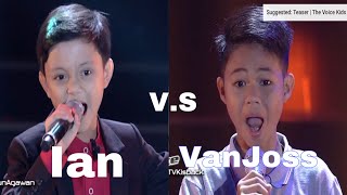 Ian Prelligera vs Vanjoss Bayaban | The Voice kids Battle Compilation August 24 2019