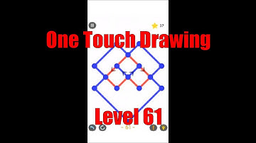 One Touch Drawing Level Stage Niveau Nivel Yровень 61. Solution