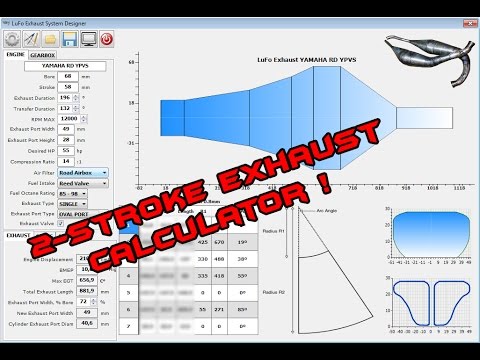 RacingSM Software || 2-Stroke Exhaust Calculator (LuFo) - YouTube