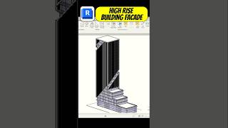 High Rise Building Facade in Revit Tutorial #revit #bim #architecture
