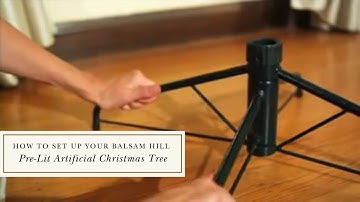 How to Set Up Your Balsam Hill Pre-Lit Artificial Christmas Tree