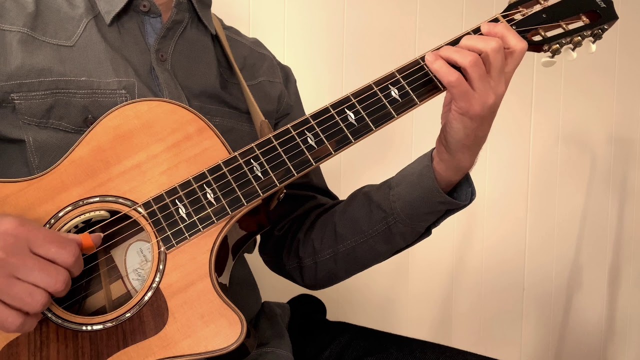 How to play “wonderful tonight” by Eric Clapton (acoustic fingerpicking