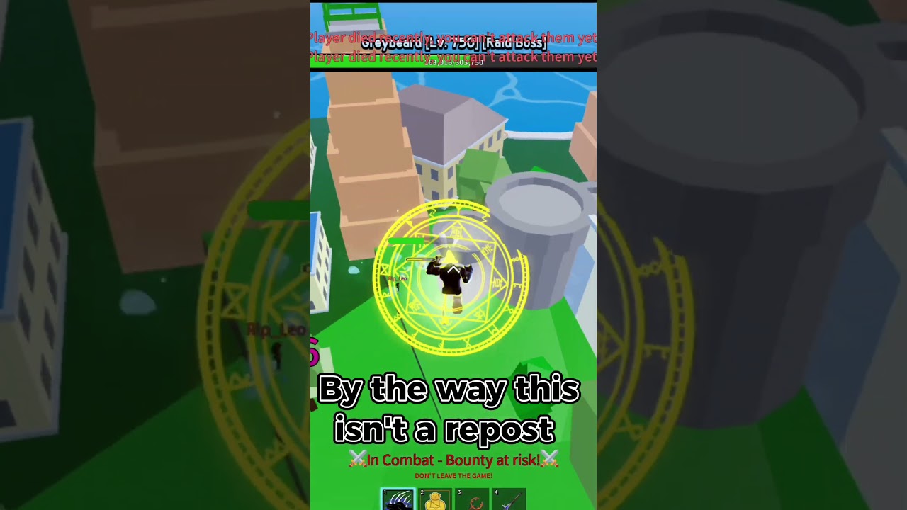 Killing grey beard (White beard) in BLOXFRUITS!