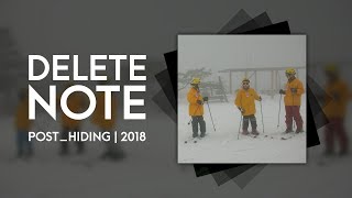 post hiding - Delete Note [2018]