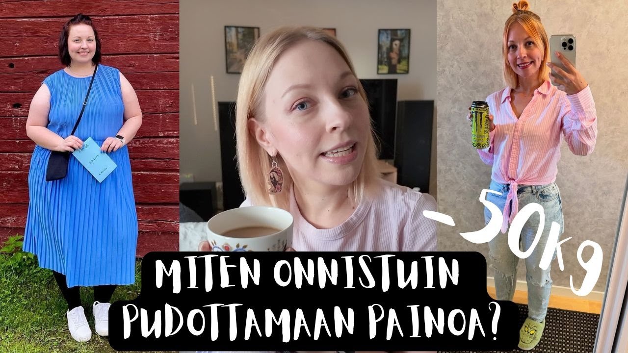 miten onnistuin pudottamaan painoa yli 50kg 😎 | elämäntapamuutos & painonpudotus