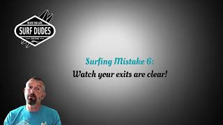 ✔️ Surf Dudes - 10 Top Surfing Mistakes for Beginners