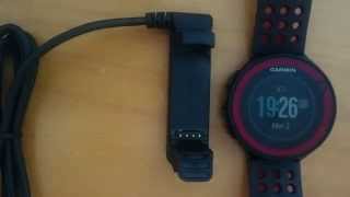 Garmin Forerunner 220 Charging גרמין - - YouTube