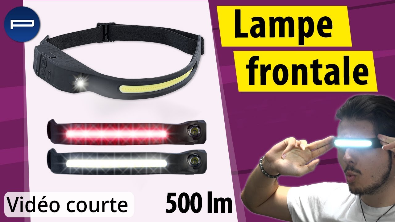 Lampe frontale Wiha SB490HT01 – 500 lm – Capteur mouvement – Réf : 45700