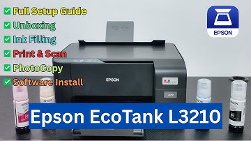 Epson EcoTank L3210: Full Setup Guide (Unboxing, Ink, Print, Scan, Copy) | Sinhala 2025