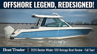 2026 Boston Whaler 330 Outrage Boat Review - Full Walkthrough Video