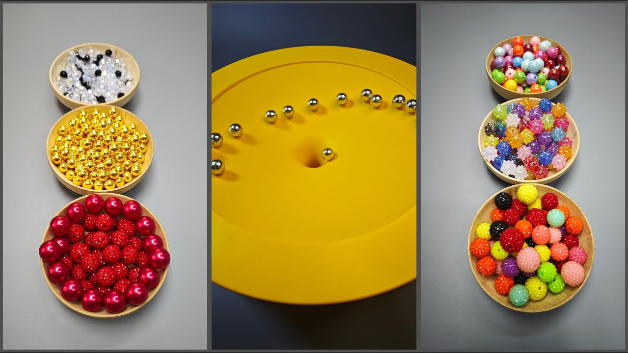 Mesmerizing Bead Fountain ✨ Marble Music Magic 🎶Colorful Ball Harmony 🌈 Reverse Bead Magic