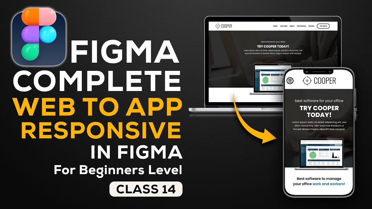 Figma Website to Mobile App Design | Class 14 | Urdu/Hindi | Responsive UI/UX Tutorial Step-by-Step