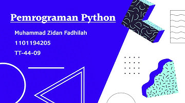 Tugas 05 Python | TT-44-09 | Muhammad Zidan Fadhilah