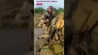 Nigerian Army On physical fitness exercise.