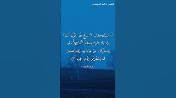 سورة النساء ( ١٧٢ - ١٧٣) / ياسر الدوسري
