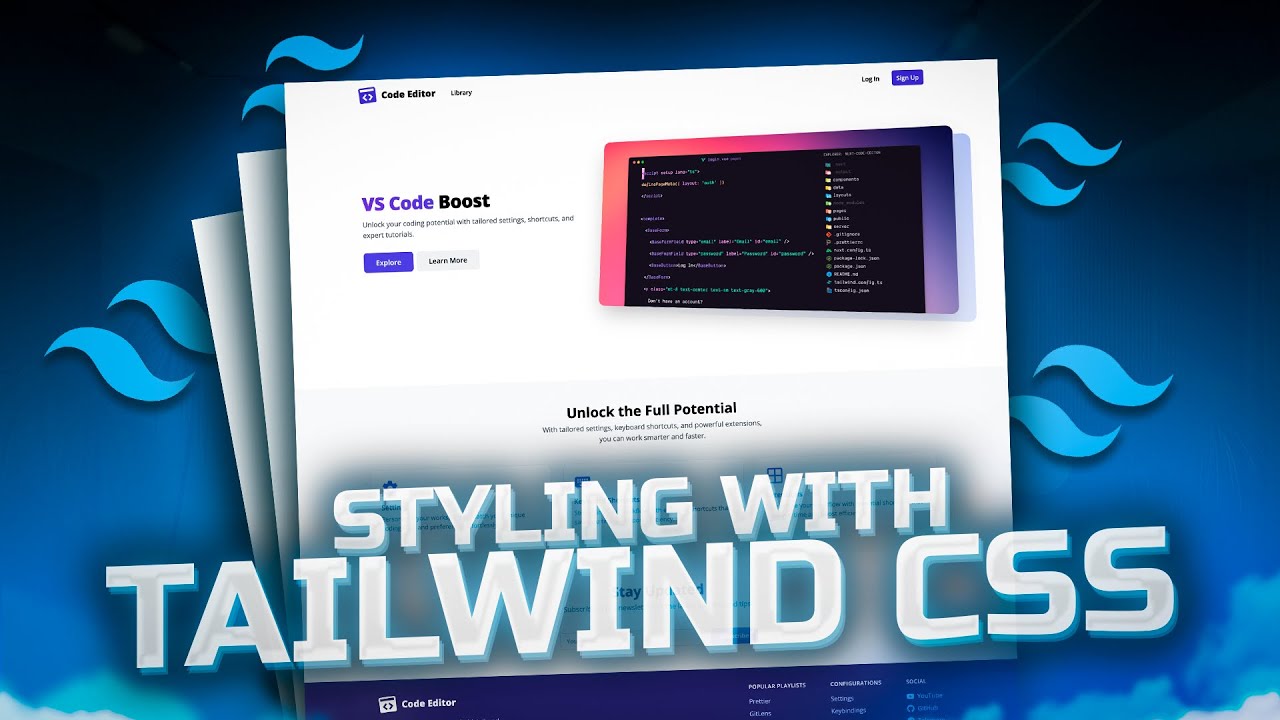 Styling with Tailwind CSS #20 - Responsive playlists page - YouTube