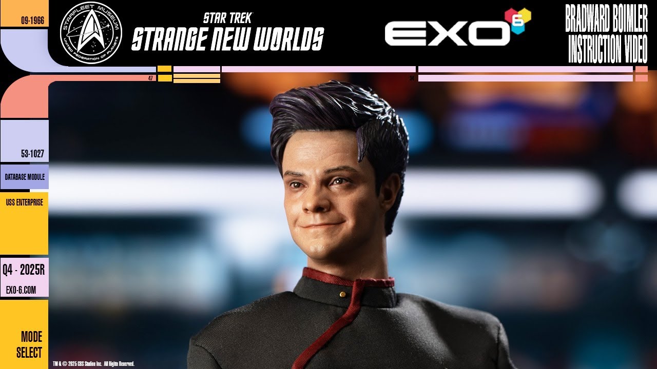 EXO-6 Star Trek: Strange New Worlds Ensign Bradward Boimler 1/6 scale figure