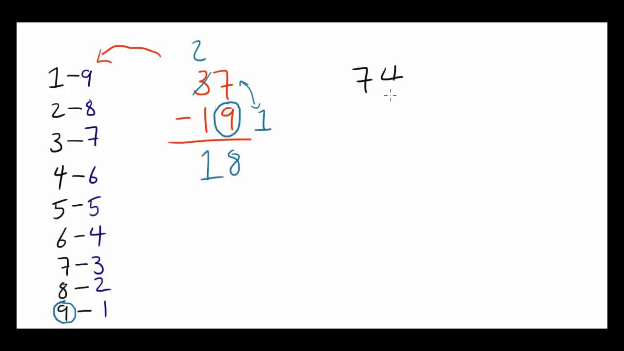 how-to-subtract-numbers-much-faster-youtube