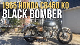 Reviving a Legend: 1965 Honda CB450 K0 The Black Bomber #motorcyclerewind #cb450K0