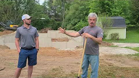 How to backfill a poured wall