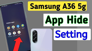 how to hide app in Samsung galaxy a36 5g/Samsung a36 5g app hide/app hide setting
