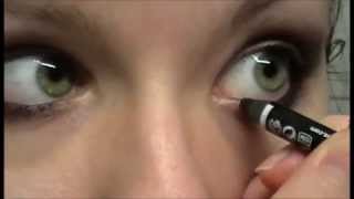 Lila-Uiuiui D Augen Make-Up