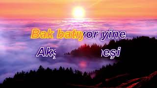 akşam güneşi karaoke Resimi