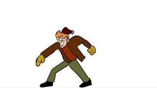 Guy throwing a snowball animation Guy throwing a snowball animation