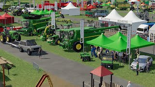 Посещение выставки сельхозтехники во Франции, чтобы получить новые тракторы для Фермы | FS 22