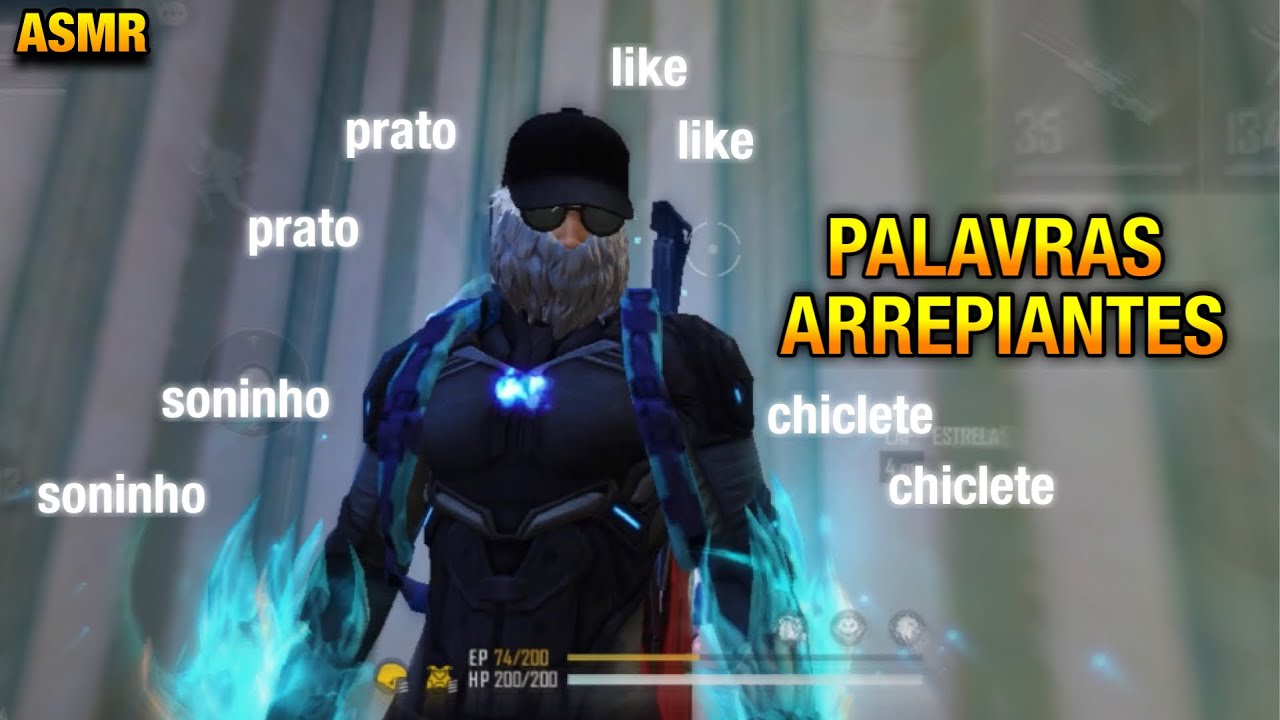 ASMR FREE FIRE - JOGANDO RANK 🔥 SUSSURRANDO PALAVRAS QUE DÃO ARREPIOS