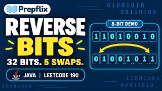 Full Reverse Bits in Java | 32-Bit Loop, Five Swaps & Proof | LeetCode 190 | Prepflix News