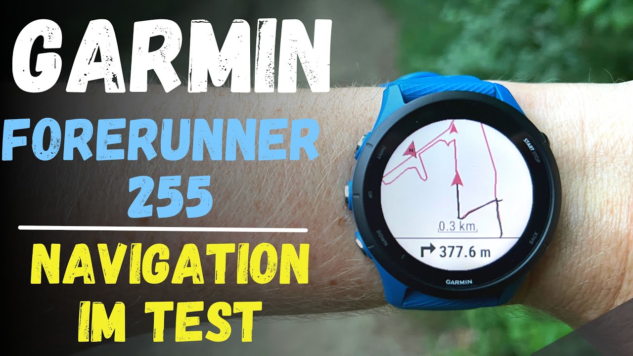 Garmin Forerunner 255 / 255 Music - Navigation in practice test