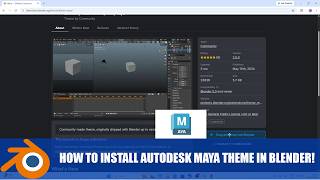 How to Get Autodesk Maya Interface in Blender 🔥