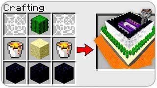 HOW TO CRAFT THE WORLD'S SAFEST MINECRAFT HOUSE? SECRET RECIPE