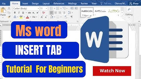 Ms Word (Microsoft Word) Insert Tab|Part-2 