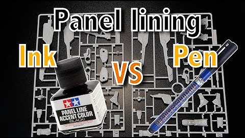 [COMPARE] Which is better? Simple guide to Gundam Marker VS Panel lining Ink