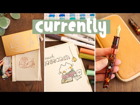 Currently Ep.1 | Journaling with Markers, New Watercolor Palette & Fountain Pen Nib Transplant