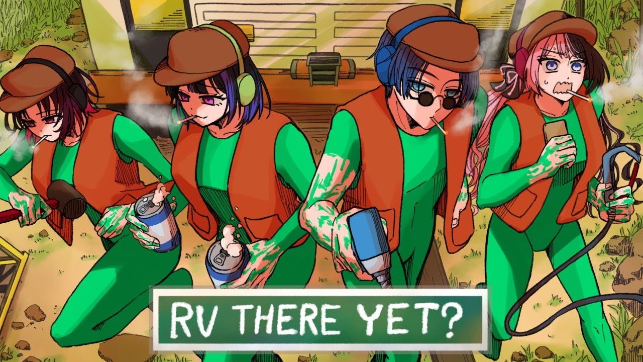 【RV THERE Yet】キャンピングカーで家に帰る未来警察 【狂蘭メロコ、如月れん、橘ひなの】